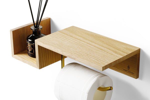 Equipez votre RBNB de porte papier en bois massif