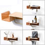 Appartement locatif, choisir un porte papier toilette en bois.