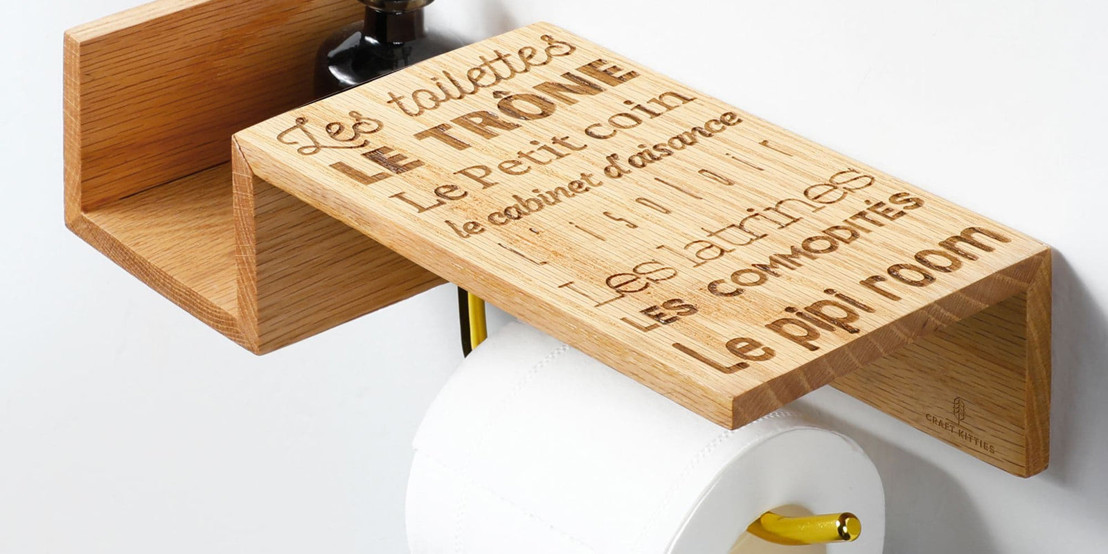 Les porte-papier toilette originaux : pour une touche d'originalité dans votre salle de bain