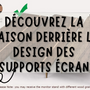 Pourquoi nos supports écran en bois adoptent un design rectangulaire