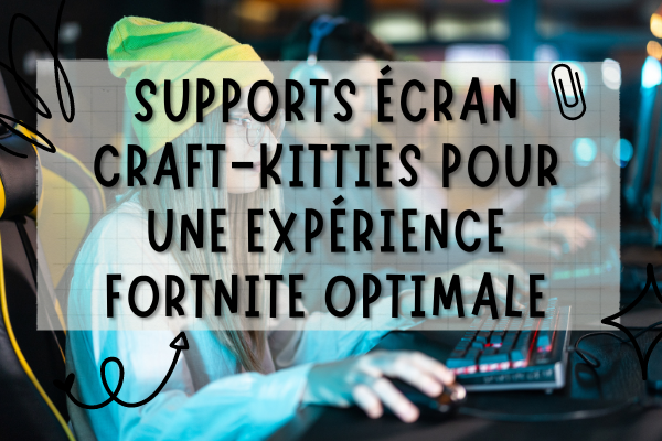 Coupez du bois sur Fortnite avec nos supports écran en bois