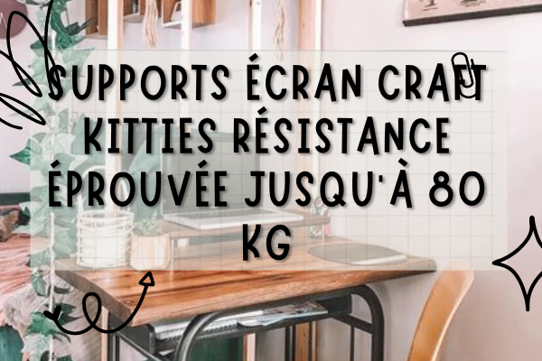 Nos supports écran en bois : résistance et durabilité éprouvées jusqu'à 80 kg