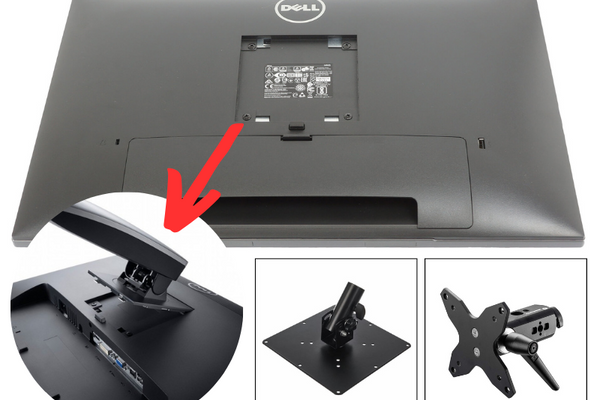Exemple d'écran pc compatible avec les supports écran VESA