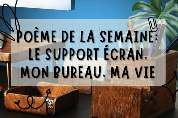 Le support écran, mon bureau, ma vie : Un poème inspiré par Craft Kitties