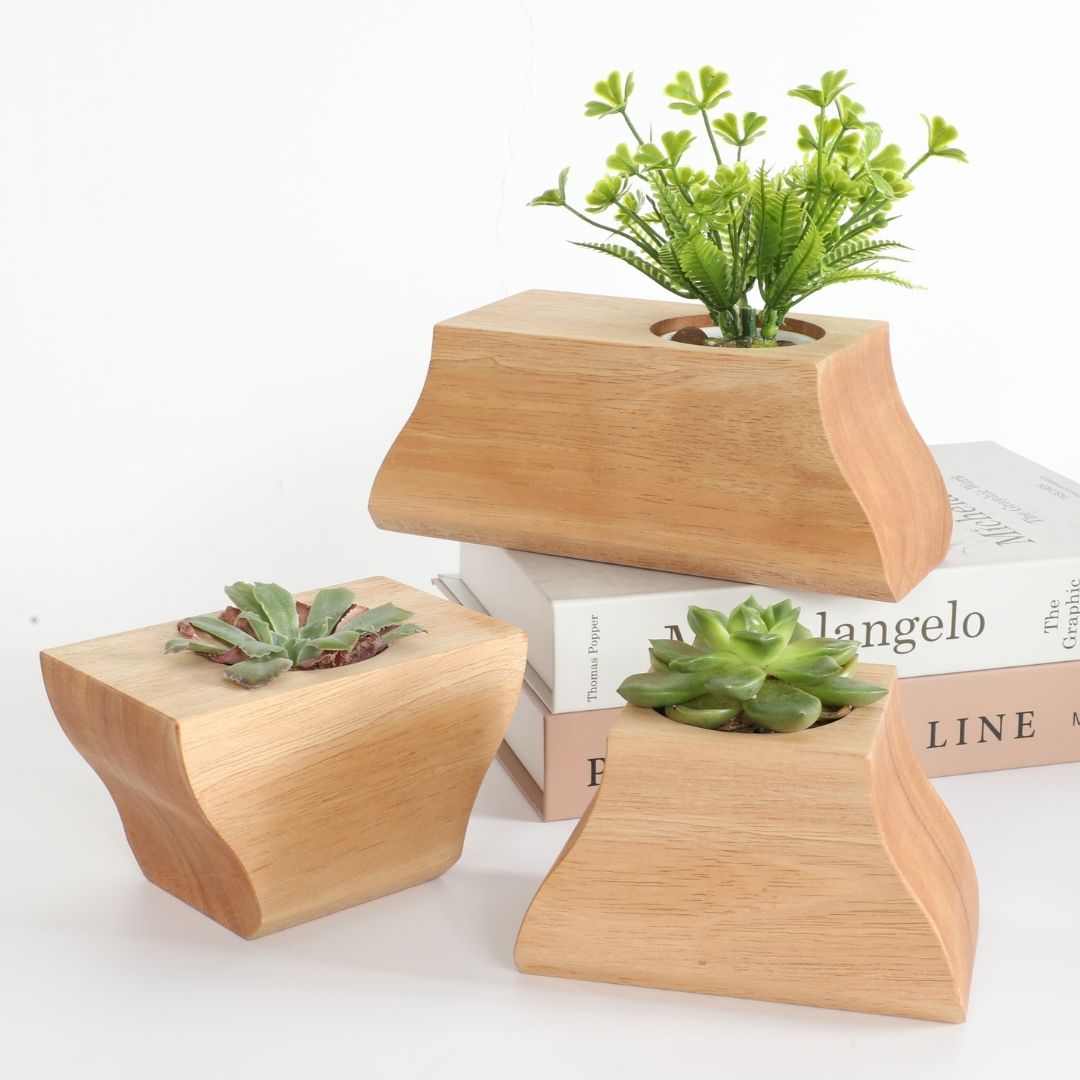 Triple petit pot de fleur