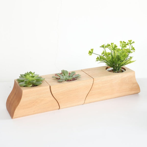 Triple petit pot de fleur
