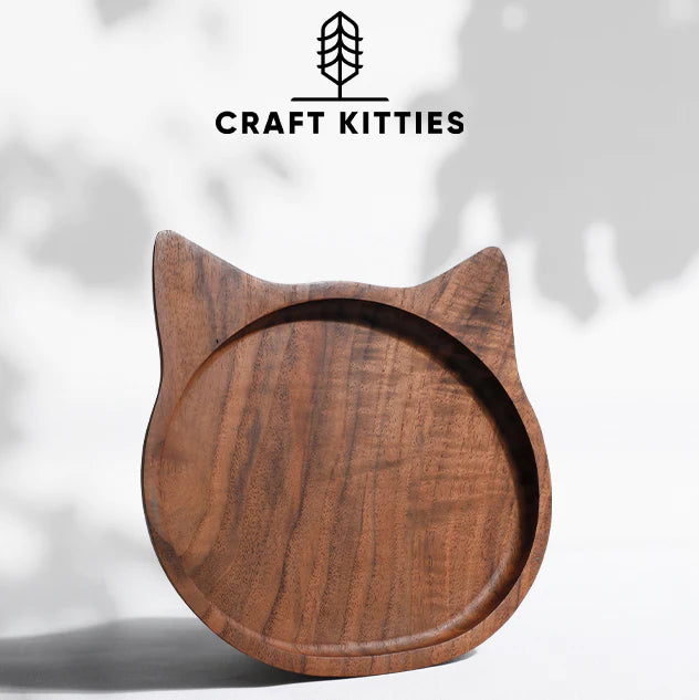 Assiette chat - Avec gravure